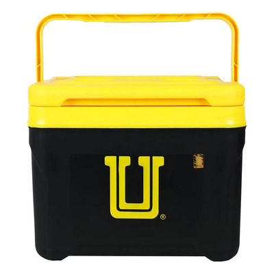 Hielera Hartplas 18 Latas 12.3L Negra Portátil Con Manija Y Portavasos | Envío gratis