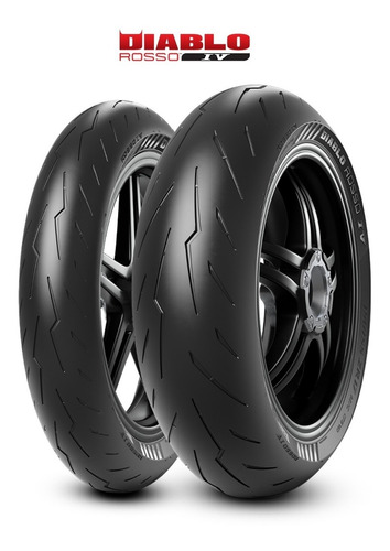 Llantas Pirelli Diablo Rosso Iv 120/70-17 Y 180/55-17