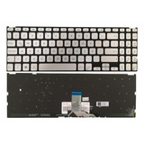 Teclado Asus Vivobook M509 X509b X509f X509u Gris Retroilumi