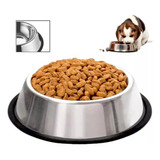 Pet King Pk3079 Plato Tazón Para Perros Chico Antiderrapante 8oz Color Plata