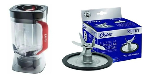 Vaso Tritan Xpert Series Con Cuchilla Blstac3091 Oster Orig.