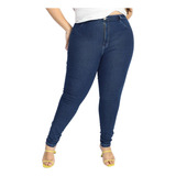 Calça Jeans Feminina Plus Size Biotipo Cintura Alta Premium