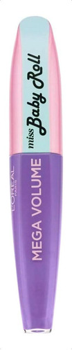 Máscara De Pestañas L'oréal Paris Mega Volume Miss Baby Roll 9.1ml Color Sweet Lilac