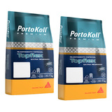 Kit Rejunte Topflex Portokoll Premium - 2 Unidades 1kg Cores