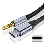 Cable Auxiliar Usb Tipo C A Conector De 3,5 Mm 1.5m