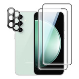 Película Hd Protección 2 Mica + 2 Lentes Para Samsung S23 Fe