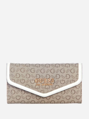 Billetera Guess Original Hartland Taupe Multi