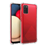 Funda Para Galaxy A02s Alto Impacto Antigolpe Transparente 