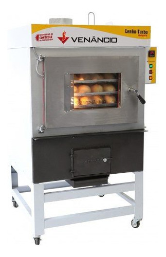 Forno Ciclone Lenha Turbo Venâncio Fclt5 5 Esteiras Varimaq