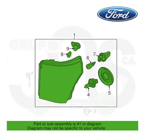 Faro Delantero Lh Ford F250 F350 Super Duty 6.2 V8 Original Foto 5