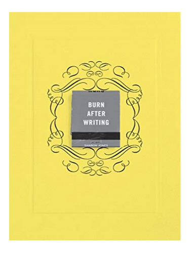 Burn After Writing (yellow) - Sharon Jones. Eb18
