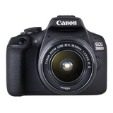 Canon Eos 2000d Dslr Color Negro Kit Con Lente