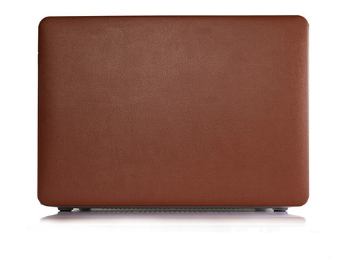 Funda Protector Carcasa Para Macbook Pro 13 A2338 Piel Café 