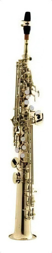 Saxofone Soprano Reto Bb Hst-410l Laqueado Harmonics