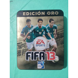 Xbox 360 - Steelbook Fifa 13 Edición Oro No Incluye Juego U