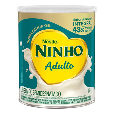 Leite Em Pó Ninho Nestlé Adulto Lata 350g | MercadoLivre