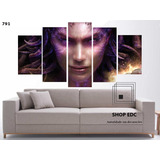 Quadro Decorativo Starcraft 2 Raça Zerg Game Quarto Promoção