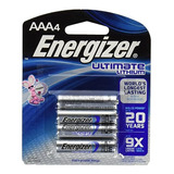 Energizer L92 Ultimate Lithium 4 Aaa En Tarjeta