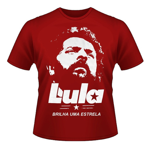 Camiseta Lula Brilha Uma Estrela 2022
