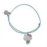 Pulsera Elástica Hello Kitty Saltando Niquelada