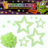 Kit Estrela Vazada Brilha Escuro Fluorescente 106u Starmania