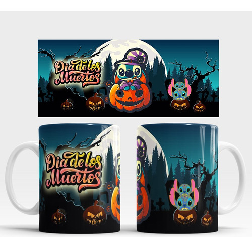 Taza Dia De Muertos Catrinas Calaveras