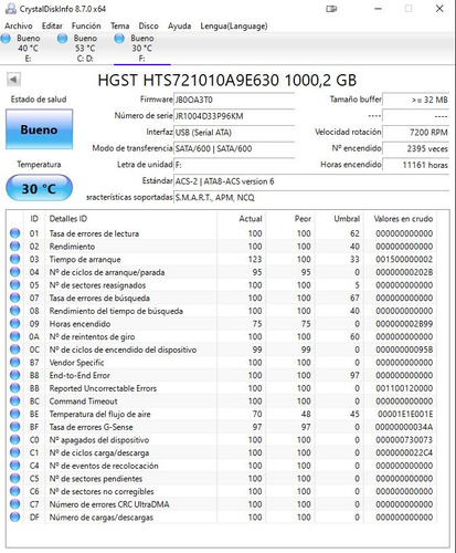 Disco 2,5 P Noteboo Hgst Disk Drive 7k1000-1000 1tb (rigido)