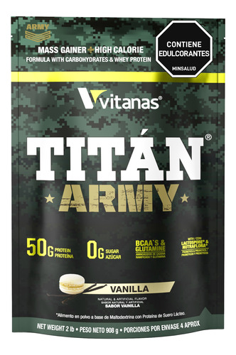 Titan Army 2lbs - Vitanas- Ganadora De Peso