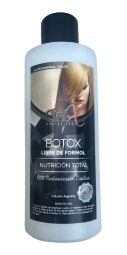 Botox Libre De Formol X1lt. Onix.