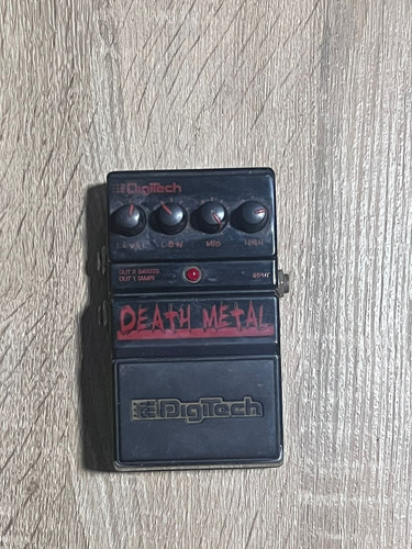 Pedal De Distorsión Digitech Death Metal (ddm) Negro