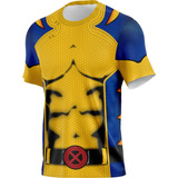 Wolverine - Camiseta Infantil - X-man - Tecido Dryfit