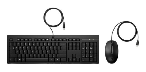 Kit Teclado Y Mouse Hp 225 Alámbrico 286j4aa Pro Usb Español