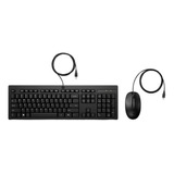 Kit Teclado Y Mouse Hp 225 Alámbrico 286j4aa Pro Usb Español