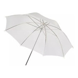 Paragua Reflector Blanco Translucido 84cm  Para Fotografia