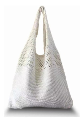 Bolsa De Lona Para Mujer Bolsa Playa Tote Bag Bolsa Blanca