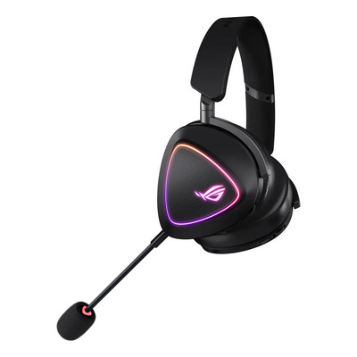 Auriculares Gamer Inalambricos Asus Rog Delta 2 Speednova Bluetooth 2.4ghz Pc/ps5 Rgb Aura Sync Negro