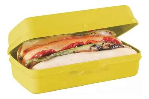 Sandwichera  Tupperware 1.3 Lts Verde Lima Lonchera Almuerzo