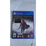 Shadow Of Mordor Video Juego Ps4 Cerrado Nuevo Original 