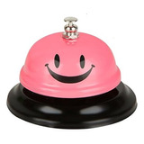 Campana Timbre De Mesa Recepcion Hotel Cara Smile 8.5 Cm  Ø