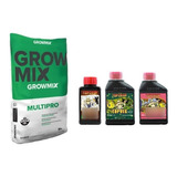  Grow Mix 80 Lt Top Crop Deeper 100 Ml  Veg Bloom 250 Ml