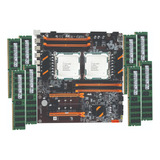 Kit 2 Proc Xeon E5 2686 V4 + Placa Dual Cpu + 512gb Ddr4