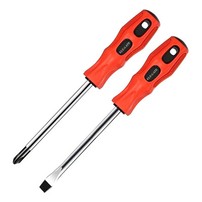 Kit 2 Desarmadores Puntas Magnéticas Acabado Cromado Mangos Ergonómicos Resistentes Ele-Gate | MercadoLibre