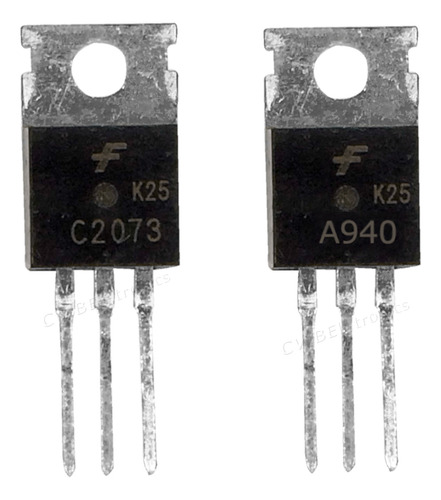 Transistor Par 2sa940 2sc2073 (2 Pares) A940 C2073 Casado