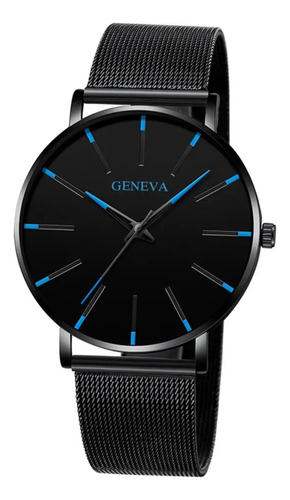 Reloj Geneva Para Caballero Económico Y Elegante 