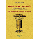 Elementos De Topografia, De Sanchez Tirado, Pedro. Editorial Maxtor, Tapa Blanda En Español