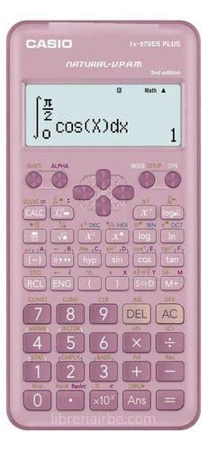 Calculadora Casio Fx-570 Es Plus Rosada