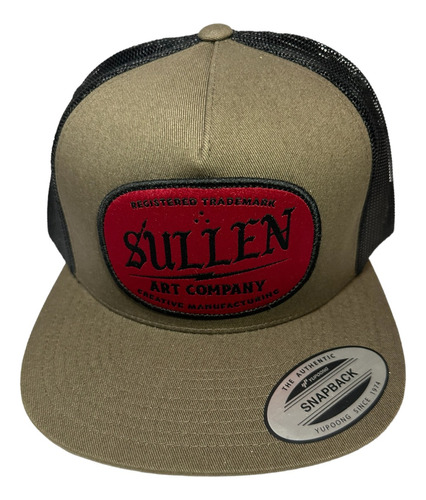  Gorra  Sullen Supply Snapback Trucker Cafe 100% Original