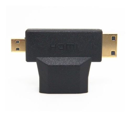 Adaptador Micro Hdmi Y Mini Hdmi A Hdmi Hembra Convertidor