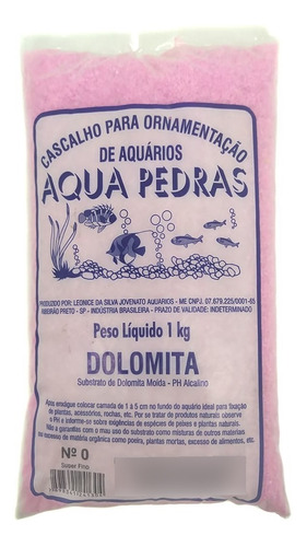 Areia Rosa Para Aquários, Jardins E Decoração Nº 0 - 1kg