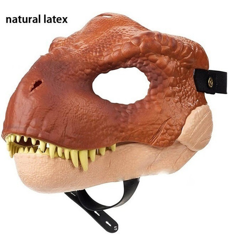 Máscara Aterradora R Mundo Jurássico Raptor Dinosaur Dino Fe